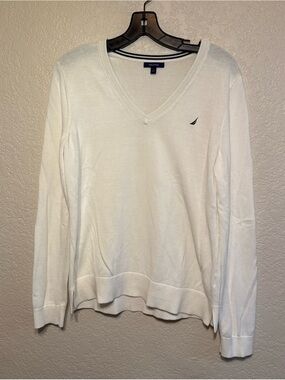 Nautica White Sweater